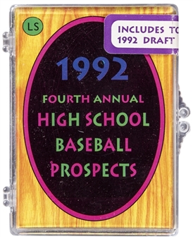 1992 Little Sun High School Baseball Prospects Factory Sealed Set (#244/3000) (30) Including Derek Jeter Rookie Card!
